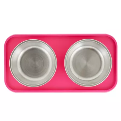 Product Top Paw® Stay-Put Bowl & Mat Set