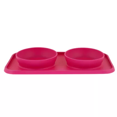 Product Top Paw® Stay-Put Bowl & Mat Set