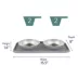 Top Paw® Stay-Put Bowl & Mat Set image thumbnail 2