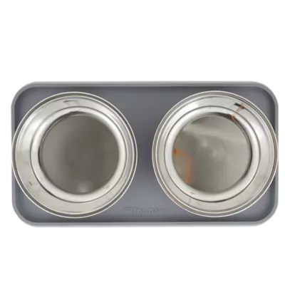 Product Top Paw® Stay-Put Bowl & Mat Set