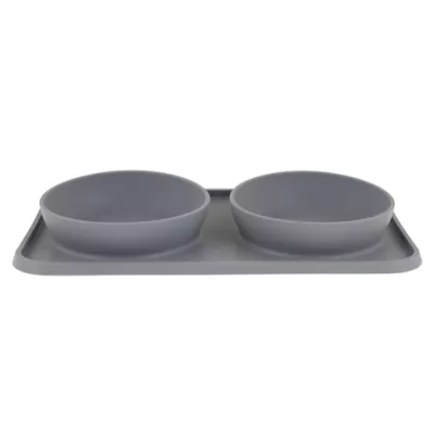 Product Top Paw® Stay-Put Bowl & Mat Set