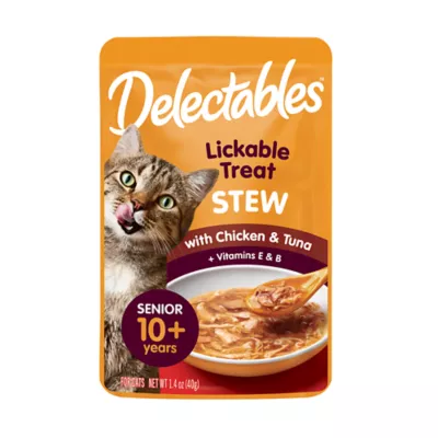 Product Hartz Delectables Lickable Treats ™ Stew Senior Cat Treats