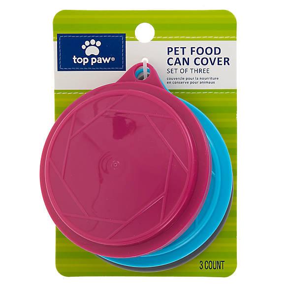 New Cat paw Top Keep Fresh Pet supplies Plastic Lids Cans Cap Food Tin Cover