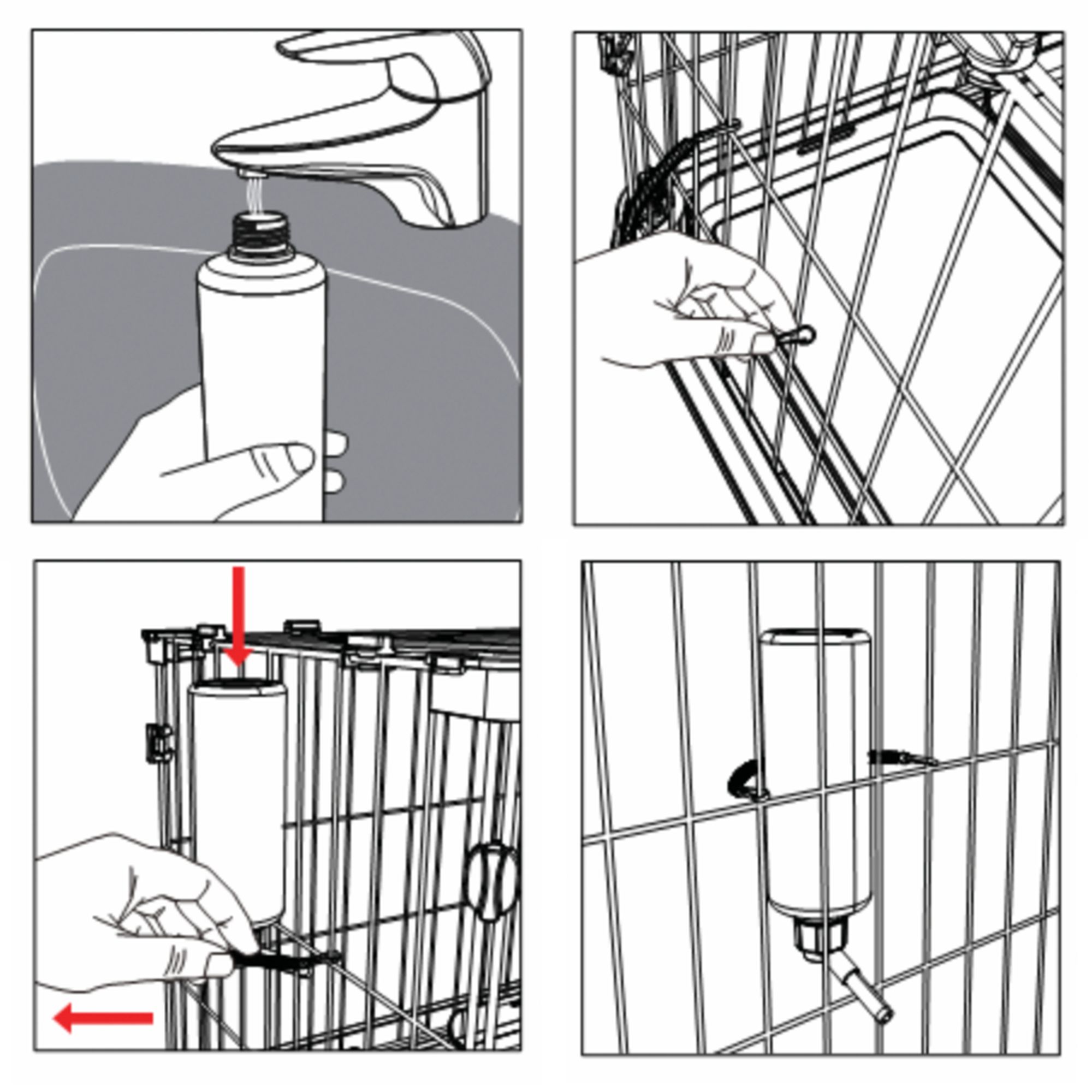 top paw no drip water bottle