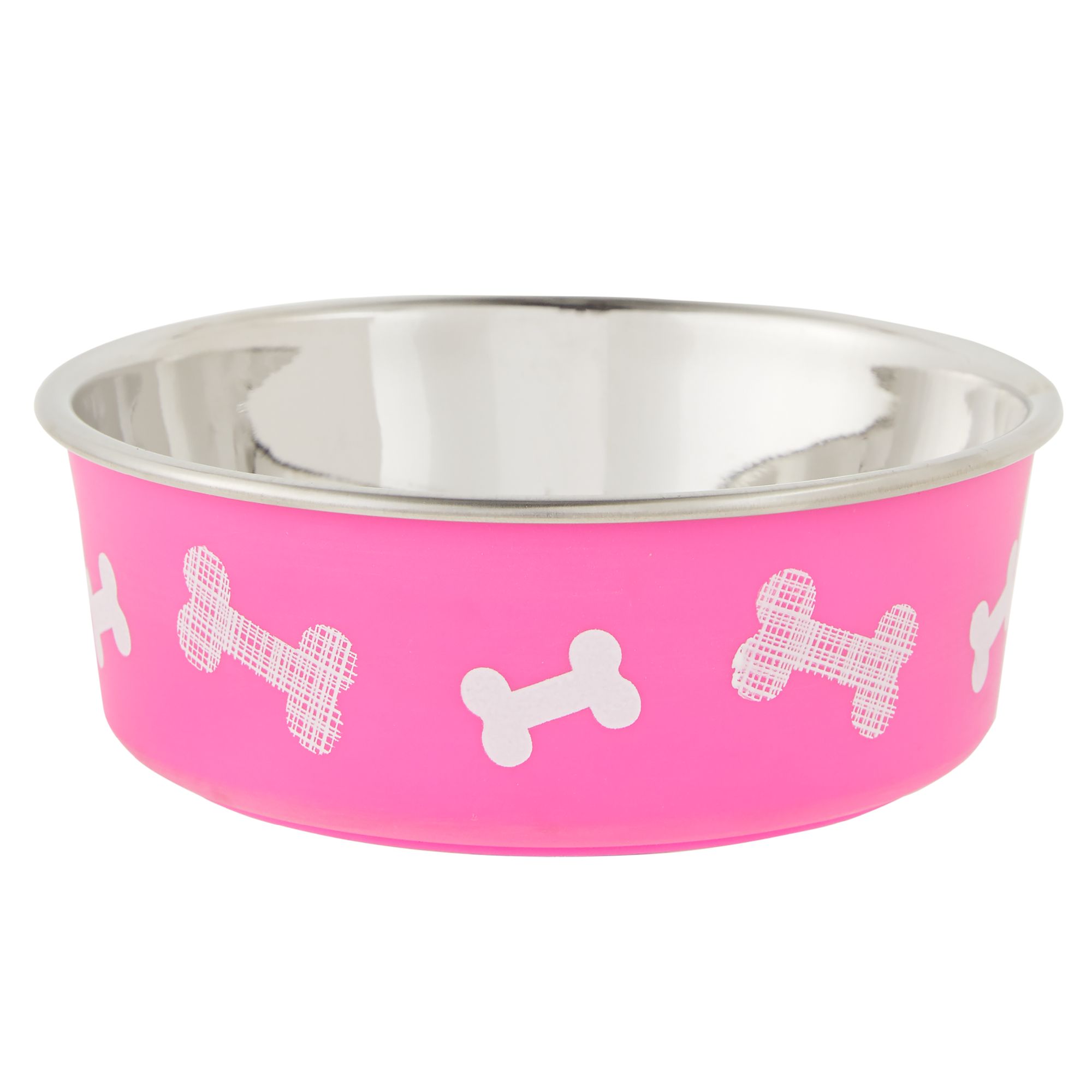 pink dog dish