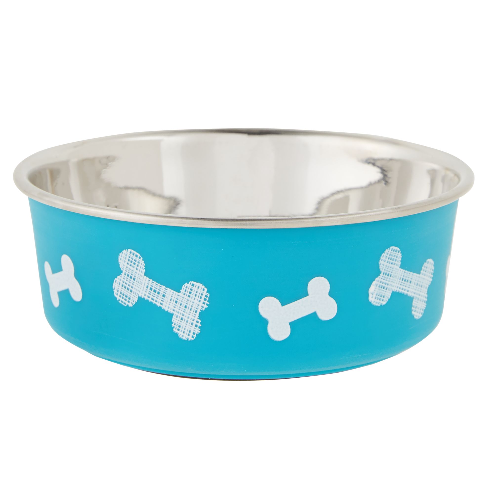 Top Paw® Bones Stainless Steel Dog Bowl 