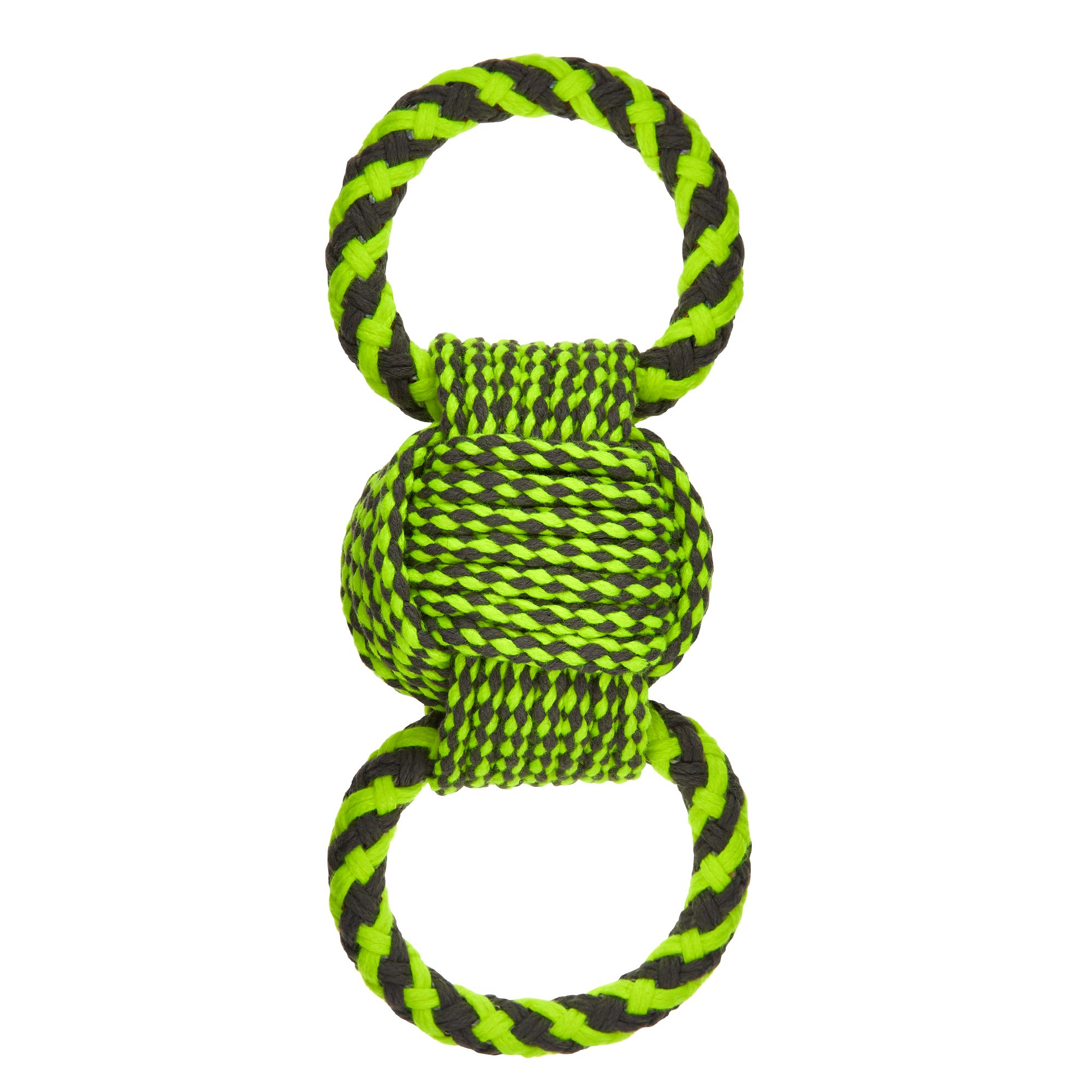 Rope \u0026 Ball Tug Dog Toy - Squeaker 