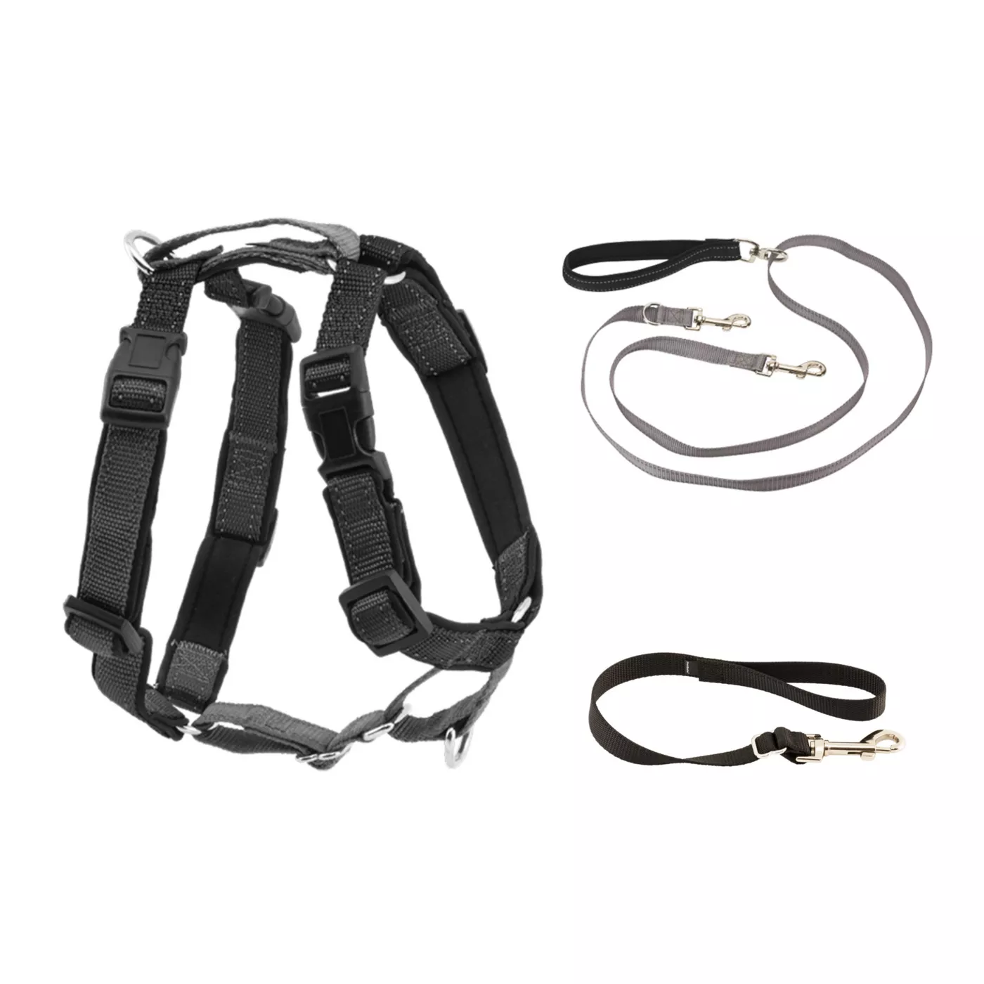 Dog harness with 3 straps hotsell