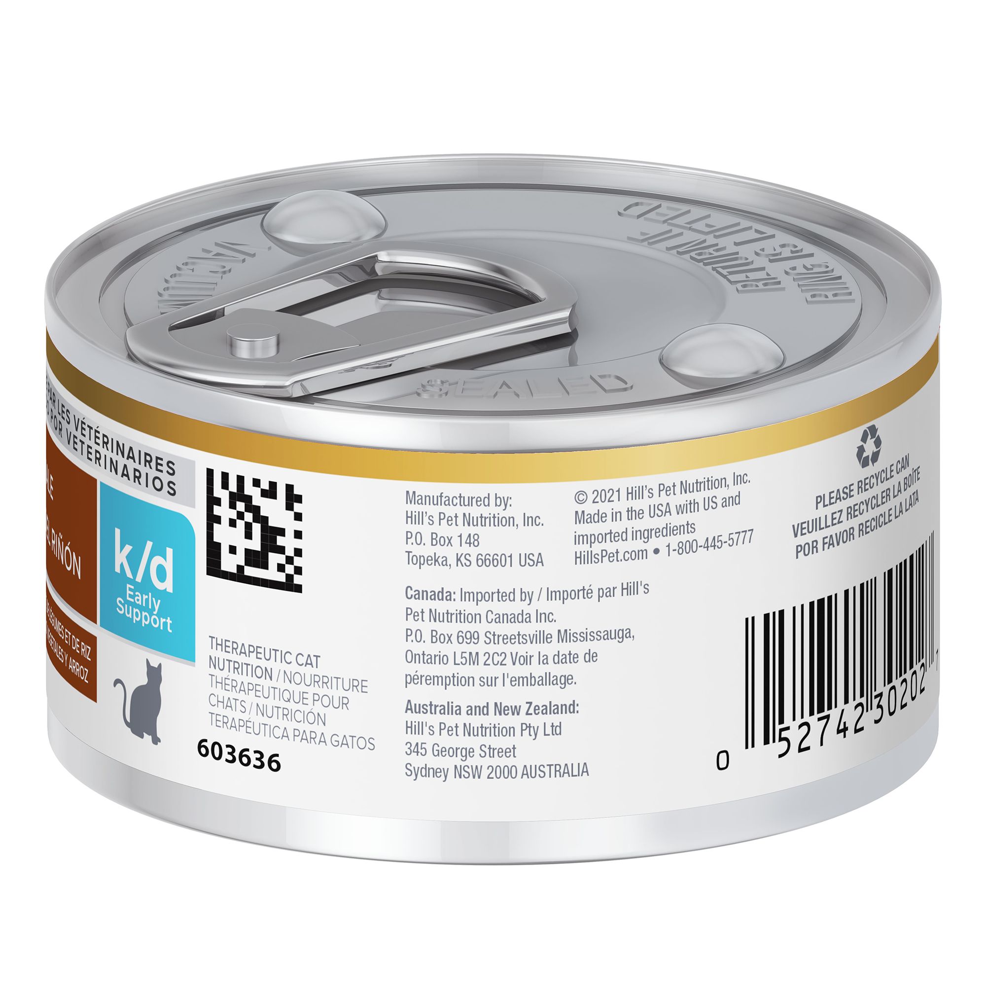 hills kd canned cat food