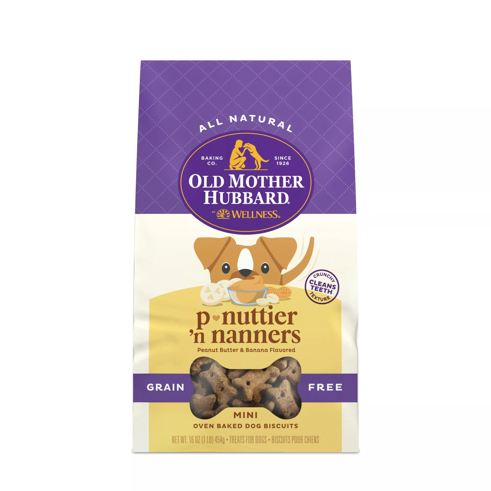 Old Mother Hubbard P-Nuttier 'N Nanners Oven-Bakes Dog Biscuits