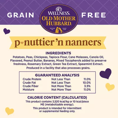 Product Old Mother Hubbard P-Nuttier 'N Nanners Oven-Bakes Dog Biscuits