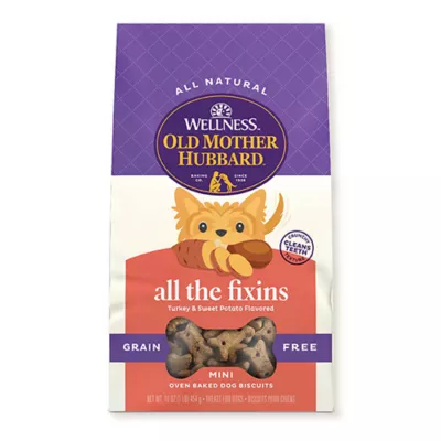 Product Old Mother Hubbard All the Fixins Grain Free Oven Baked Mini Dog Treats - Turkey & Sweet Potato