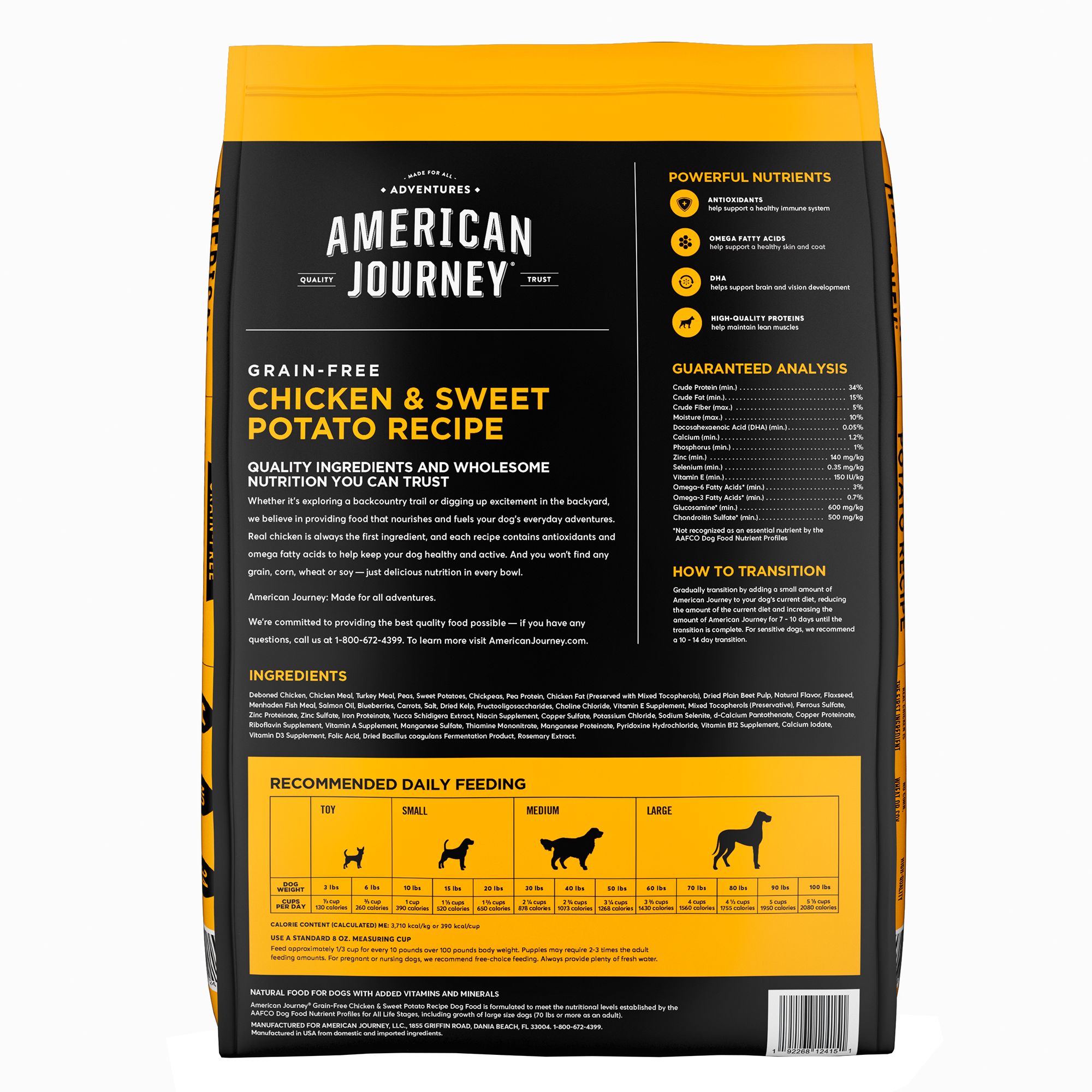 american journey grain free puppy food