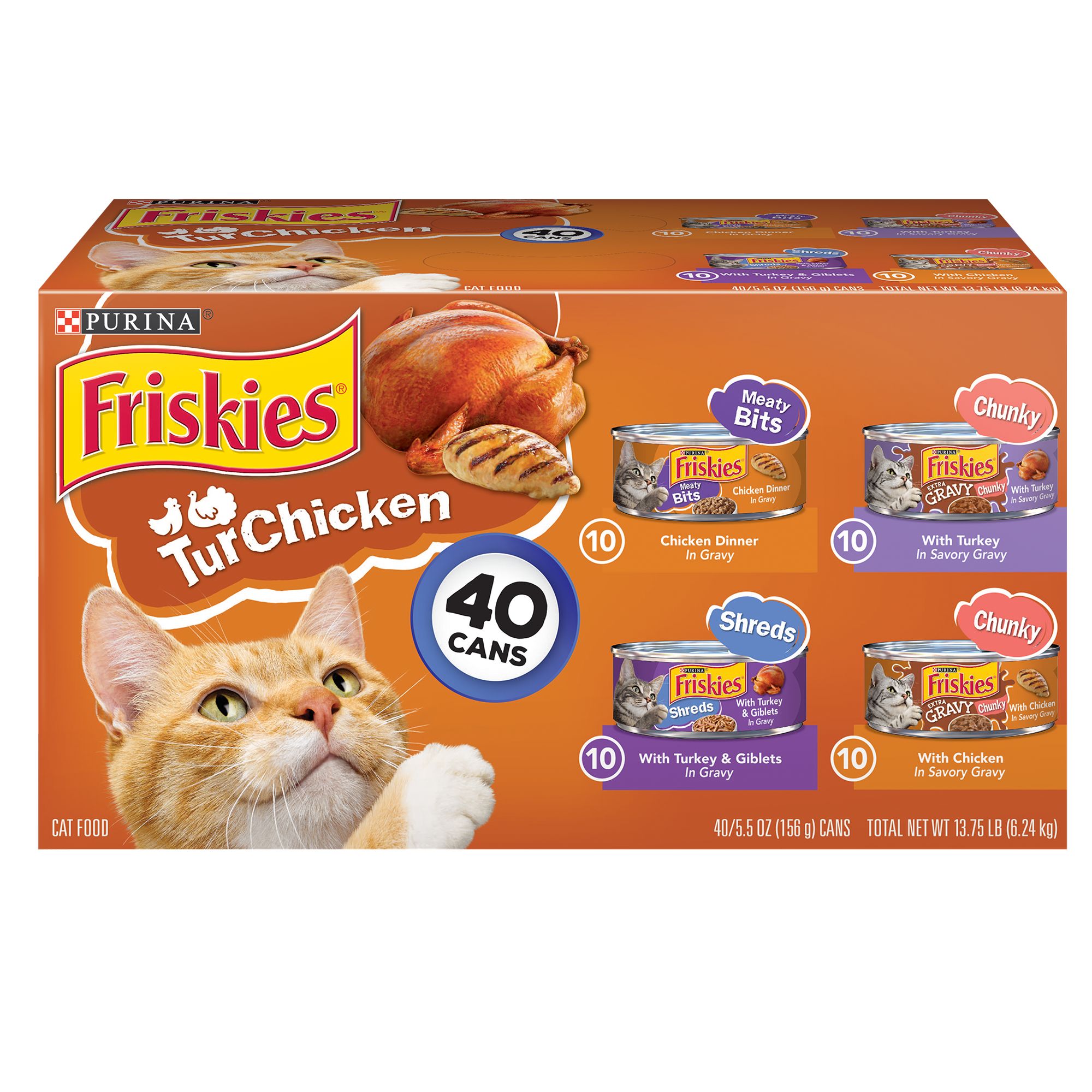 Friskies 7 Coups de Cœur nourriture pour chats adultes, 1,42 kg –  Purina : Nourriture en conserve