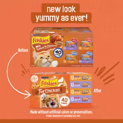 Product Purina® Friskies®  All Life Stages Cat Wet Food - Variety Pack, 40 CT, 220 OZ