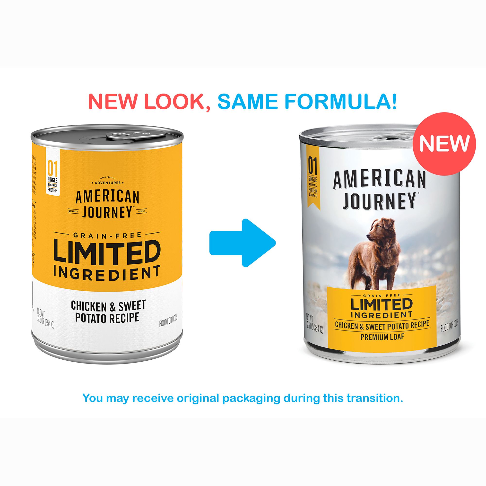 american journey dog food limited ingredient