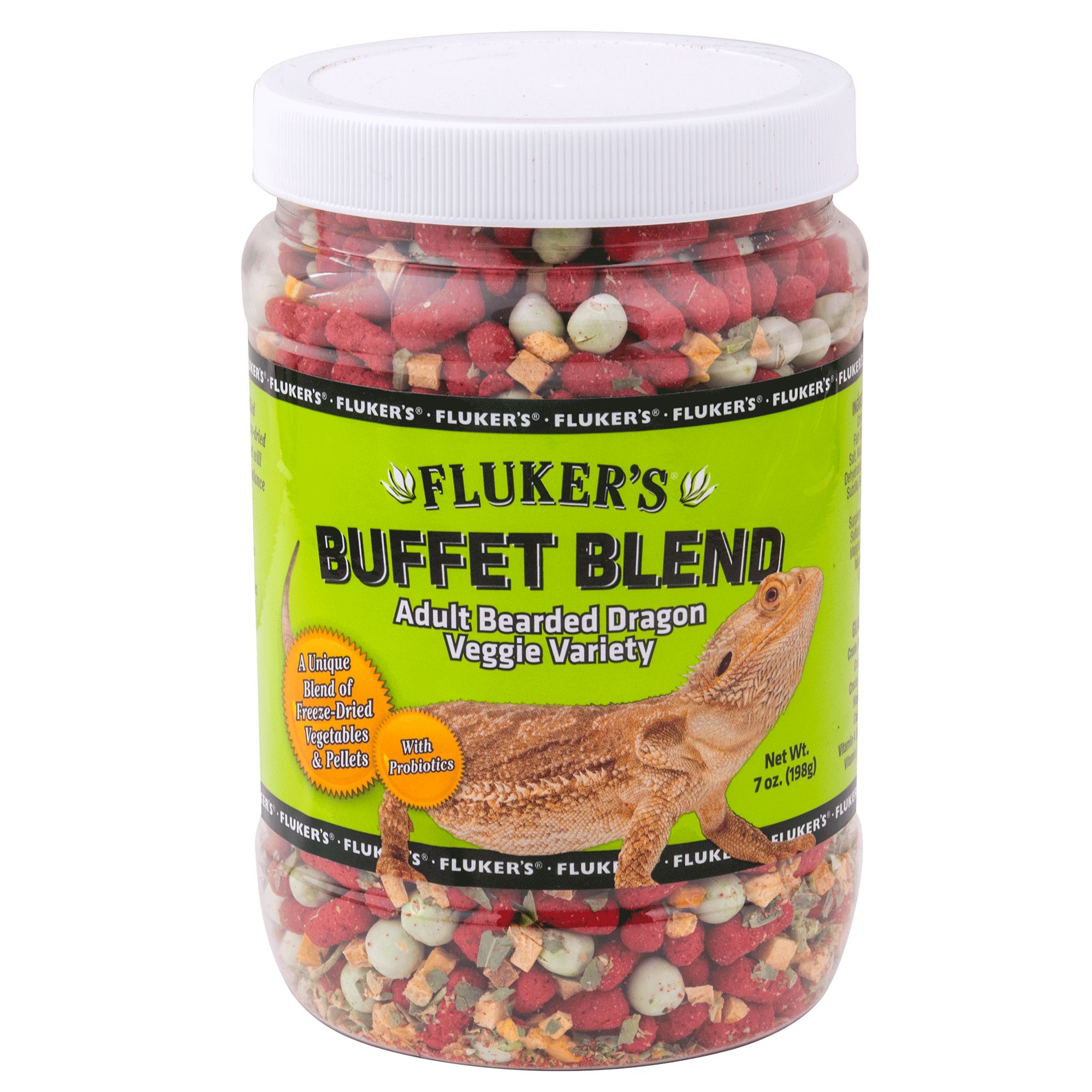 Fluker s Freeze Dried Veggie Buffet Blend for Adult Bearded Dragons