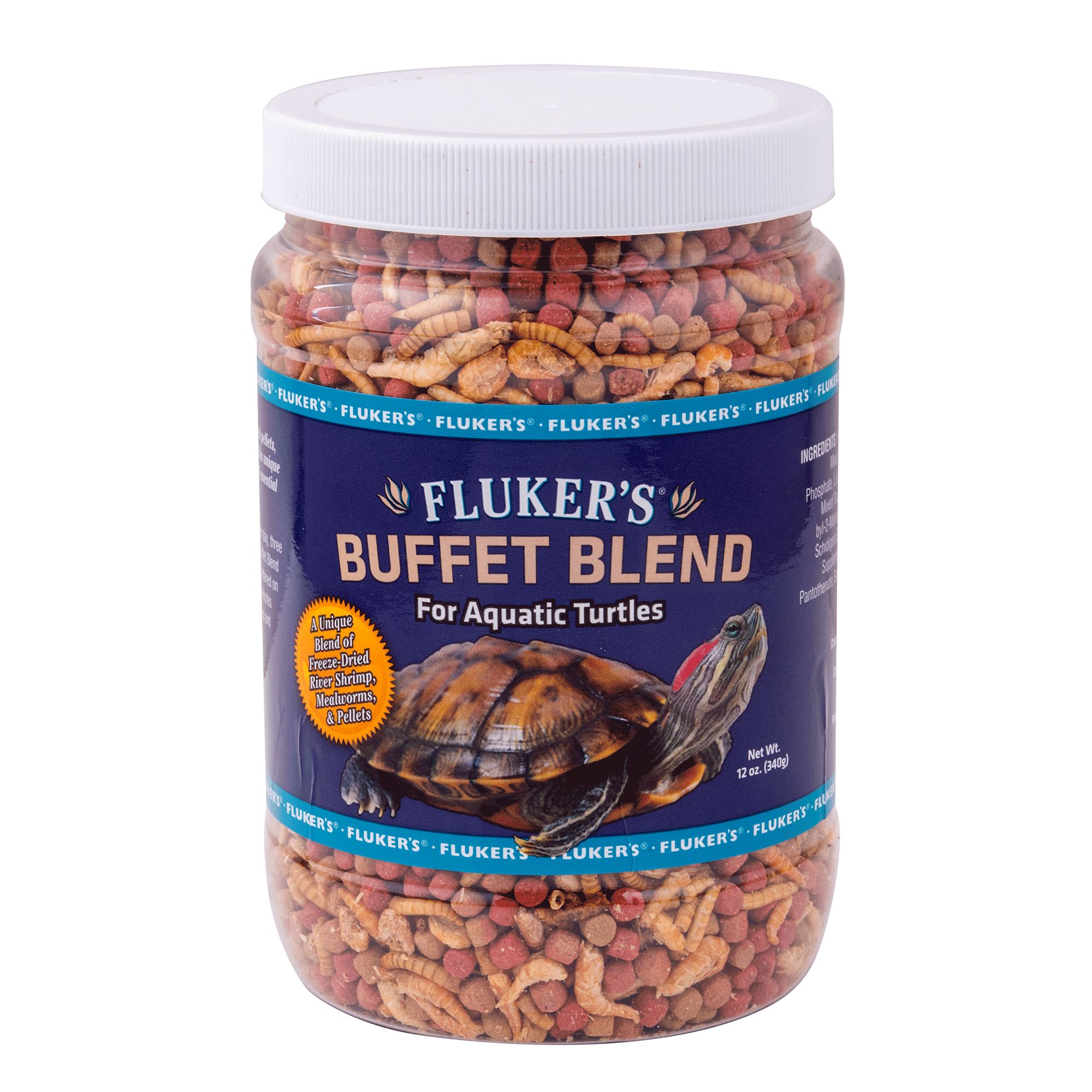 Fluker s Aquatic Turtle Buffet Blend Food 12 oz