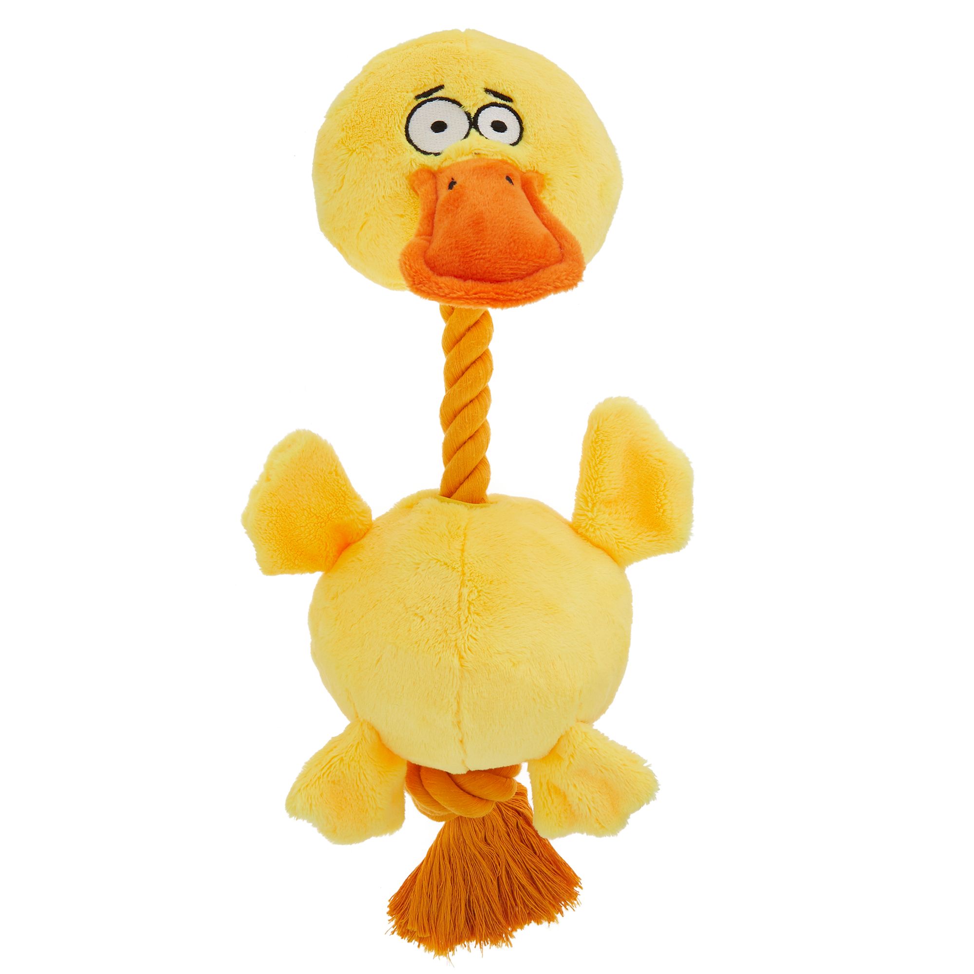 Top Paw® Duck Dog Toy - Plush, Rope 