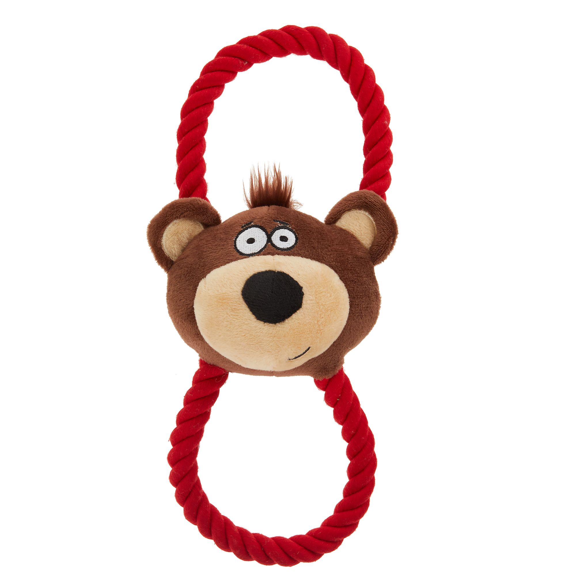 rope bear dog toy