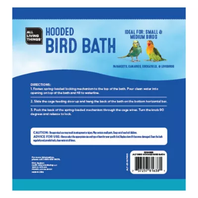 Product All Living Things® Hooded Bird Bath
