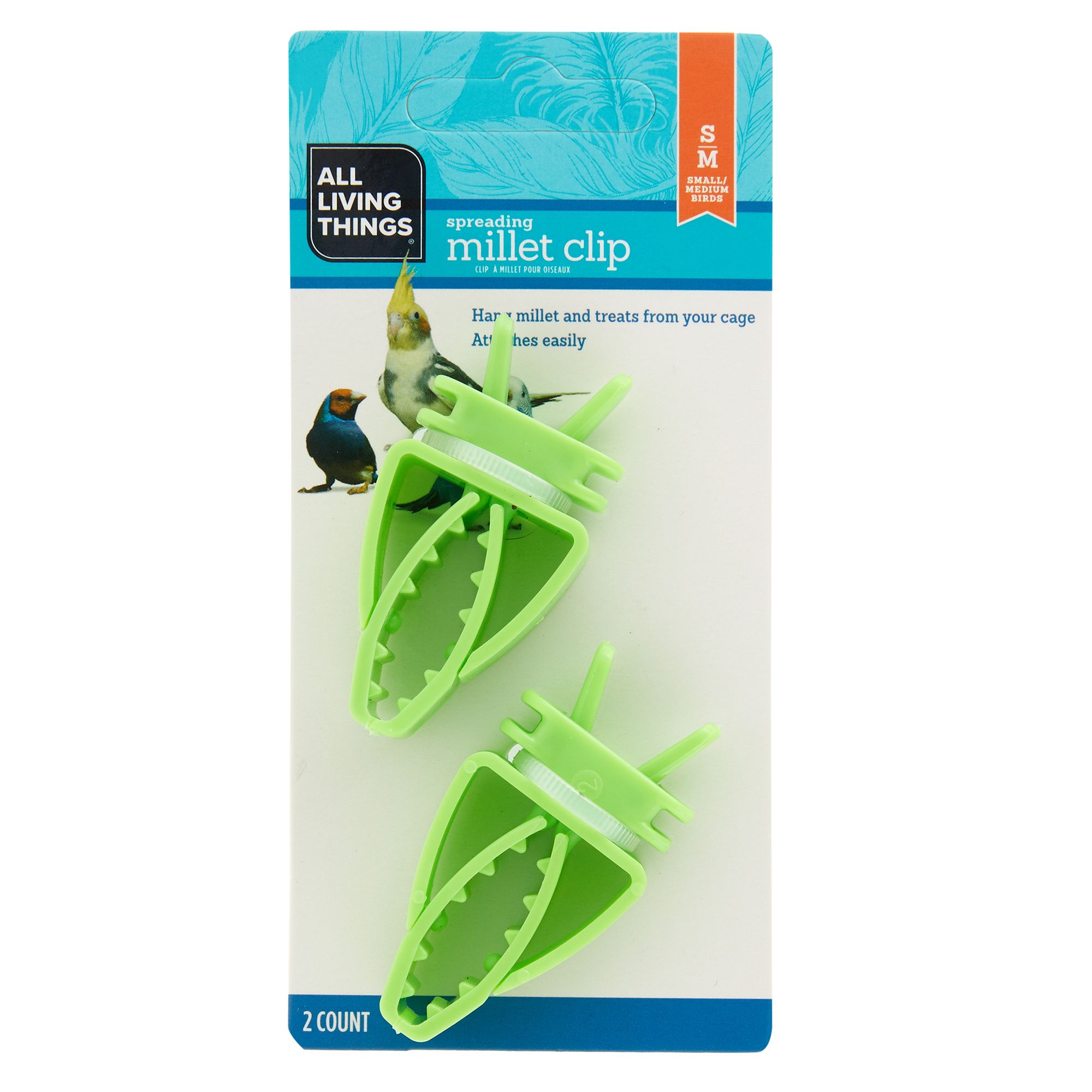 All Living Things Spreading Millet Clip Bird Feeders Treat