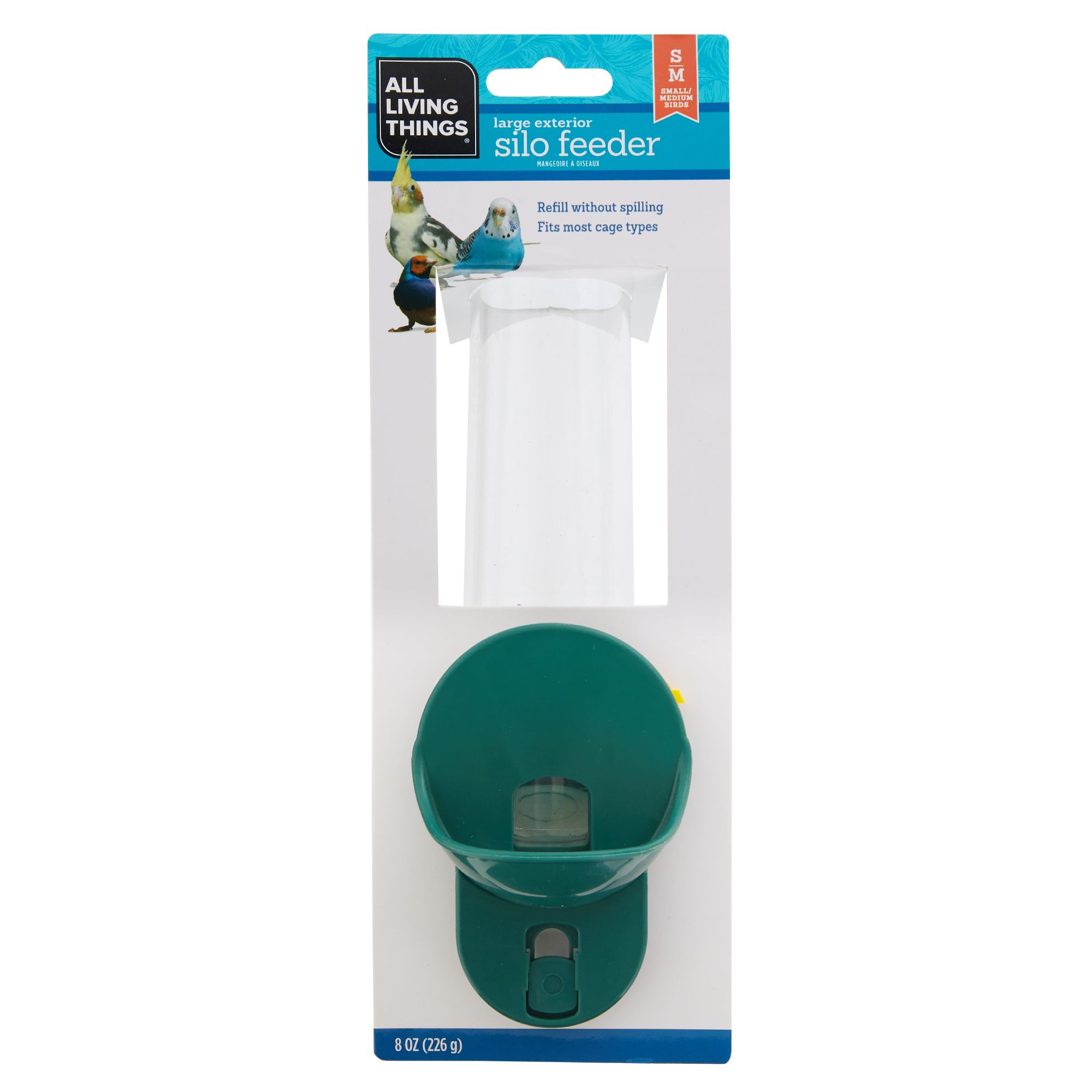 All Living Things Silo Bird Feeder Bird Feeders Treat Holders