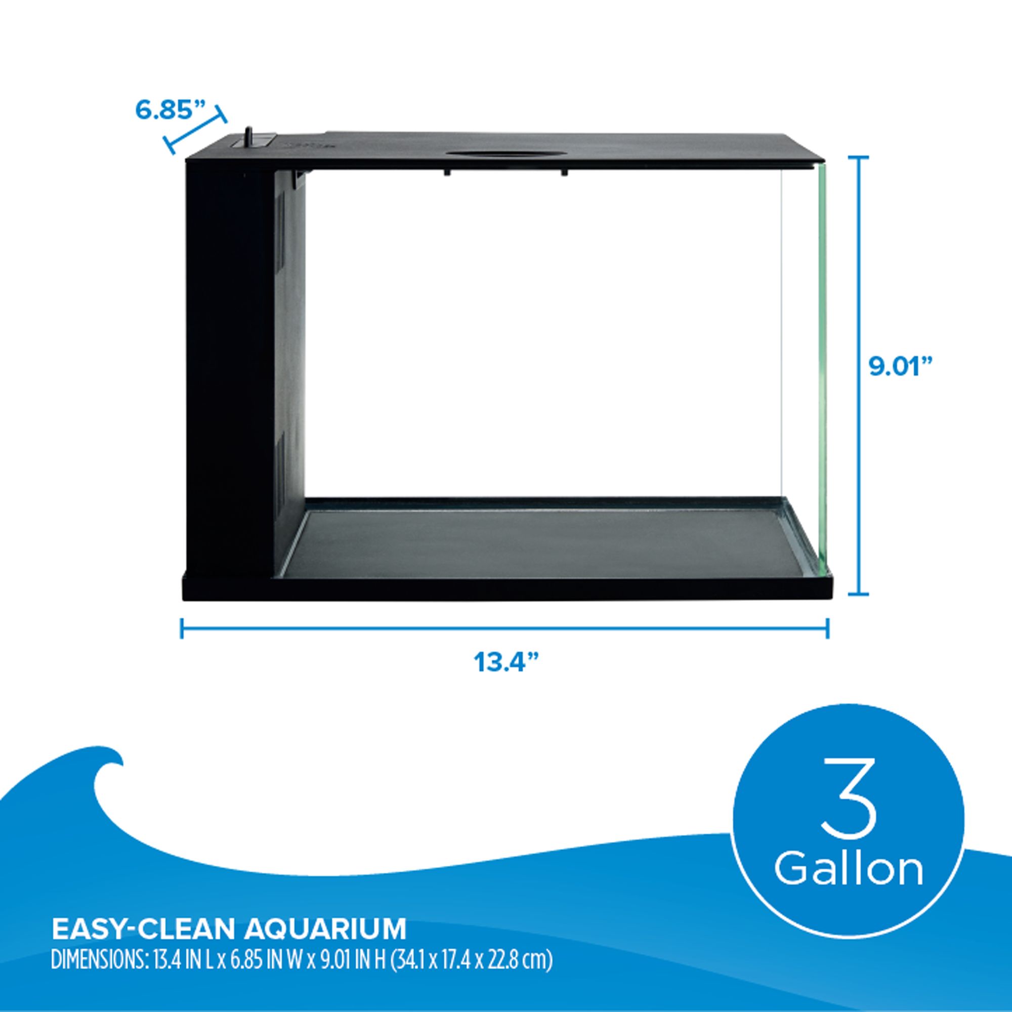 Top Fin Indulge Trade 3 Gallon Aquarium Fish Aquariums Petsmart