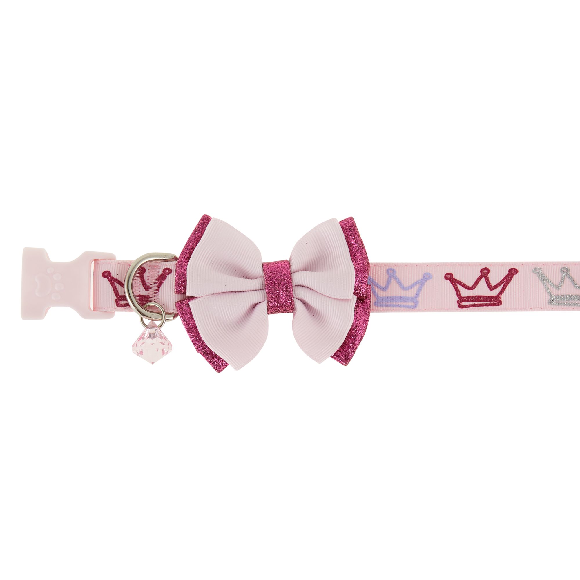 Top Paw Princess Bow Puppy Dog Collar