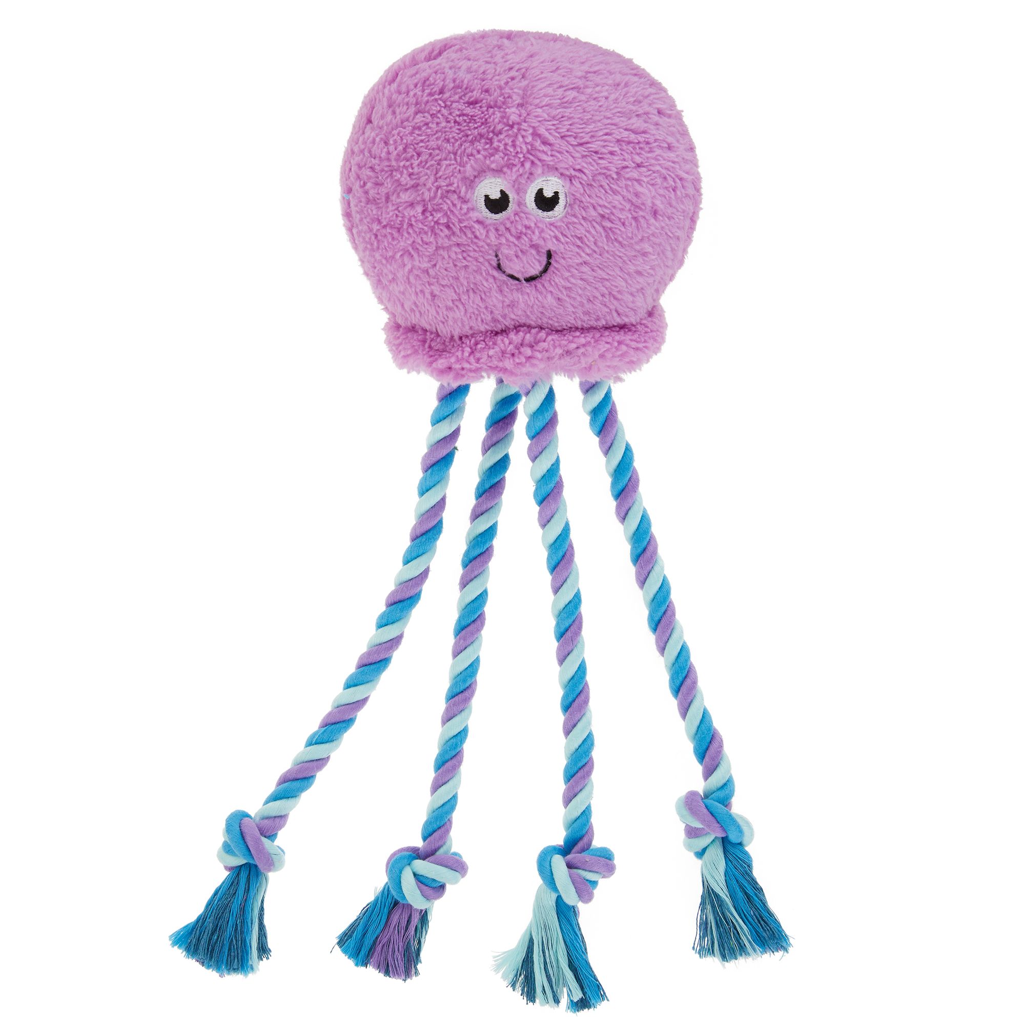 octopus plush dog toy