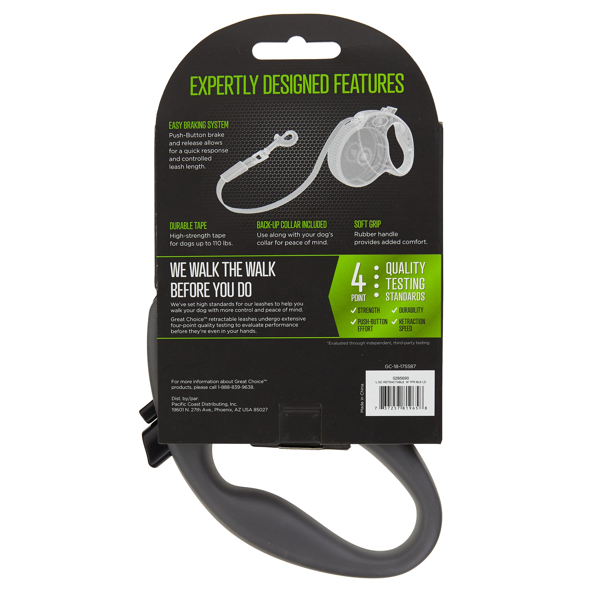 grreat choice retractable dog leash