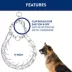 Top Paw® Prong Dog Collar, Training Dog Collar, Quick Release, Silver, Multiple Sizes image thumbnail 3
