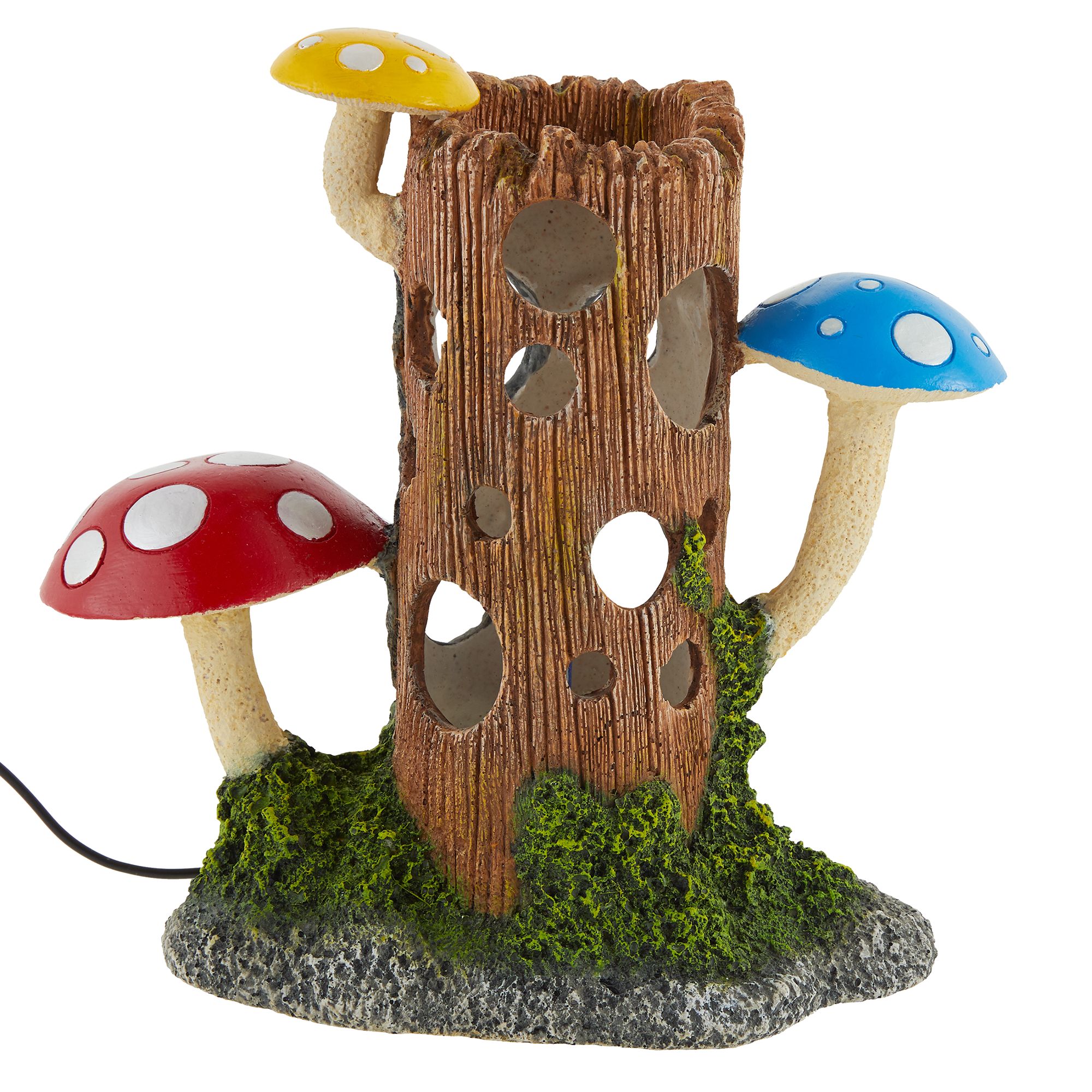 mushroom fish tank decoration