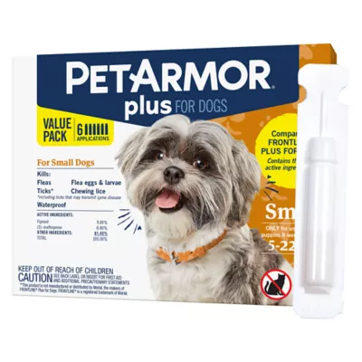 Product PetArmor® Plus for Dogs 5-22lbs Flea & Tick Spot On Treatment