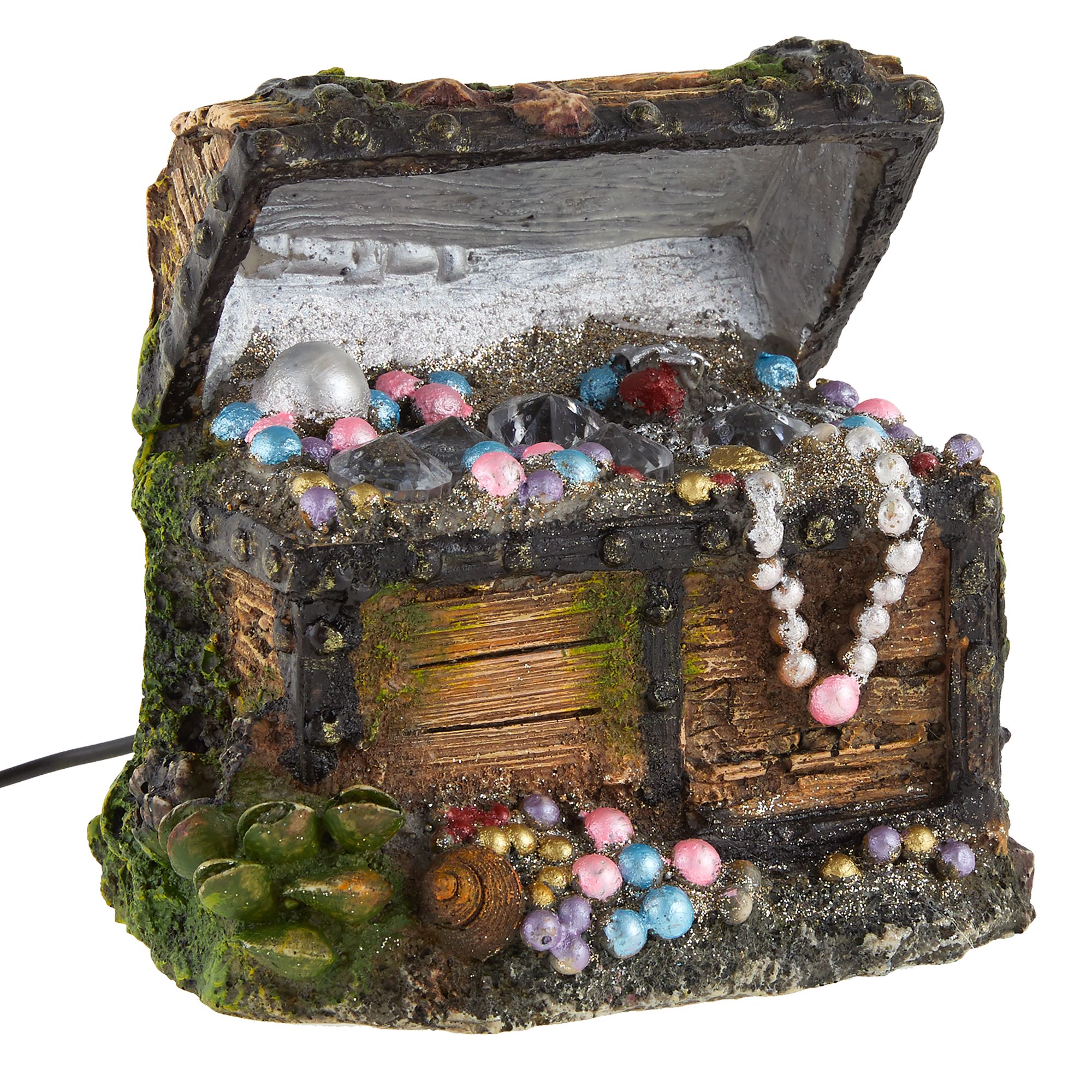 Top Fin Buried Treasure Led Aquarium Ornament Fish Ornaments
