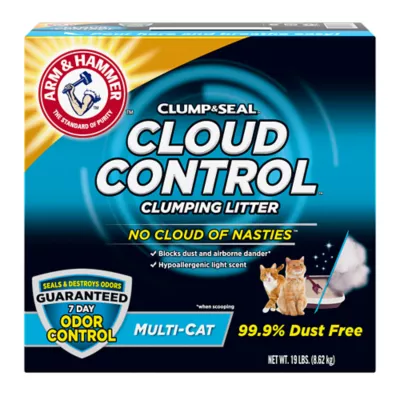 Product Arm & Hammer™ Clump & Seal Cloud Control Clumping Multi-Cat Clay Cat Litter - Scented, Low Dus