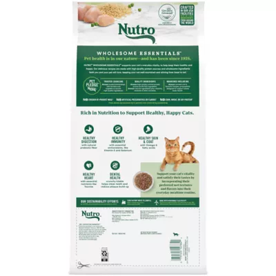 Nutro Wholesome Essentials ™ Adult Dry Cat Food - Non-GMO, Natural, Chicken & Brown Rice - Image 9
