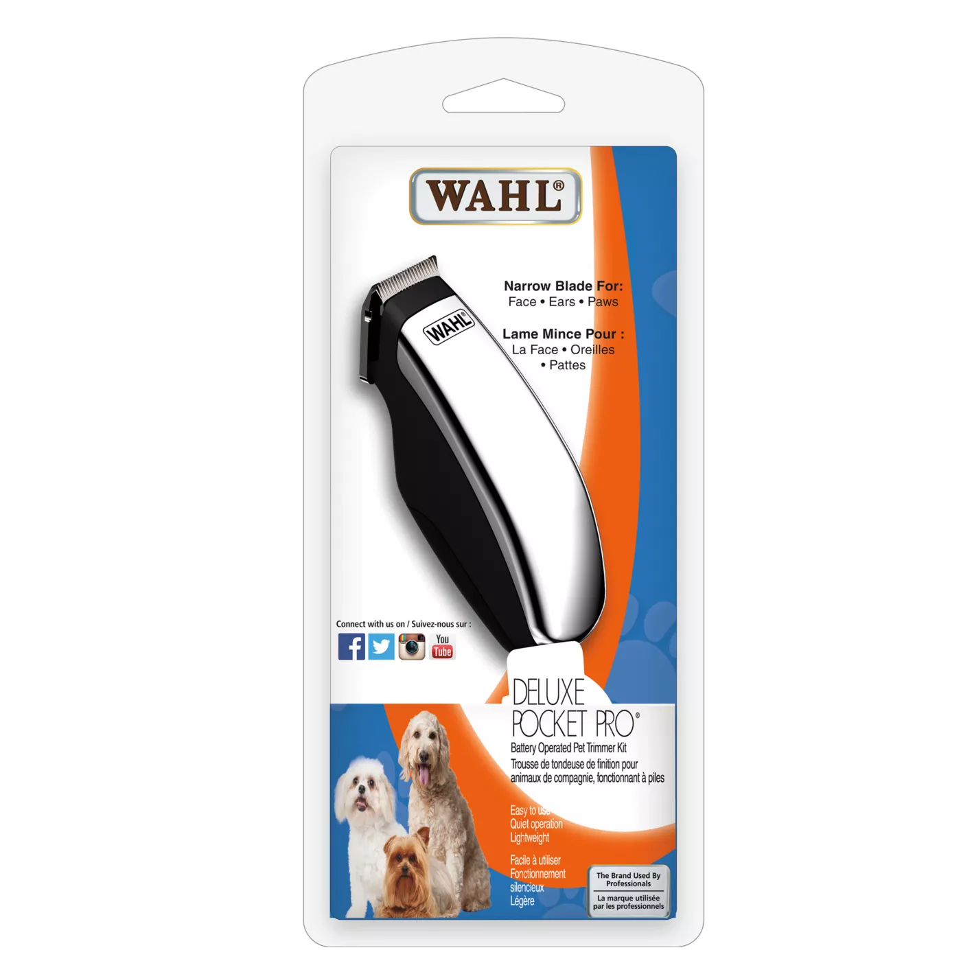 Wahl Deluxe Pocket Pro Battery Operated Pet Trimmer Kit