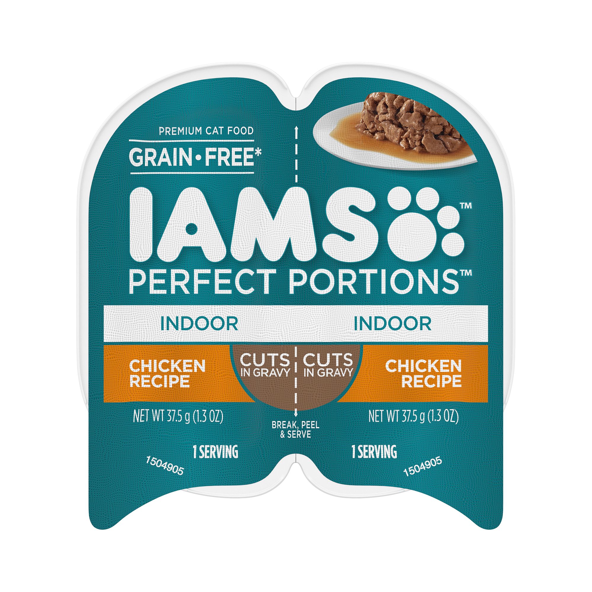 IAMS&trade; Perfect Portions Healthy Adult Wet Cat Food - Cuts in Gravy , 2.6 Oz.