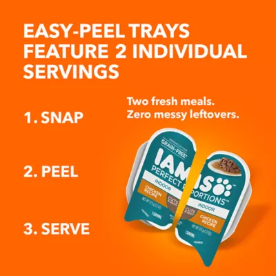 Product IAMS™ Perfect Portions Healthy Adult Wet Cat Food - Cuts in Gravy , 2.6 Oz.