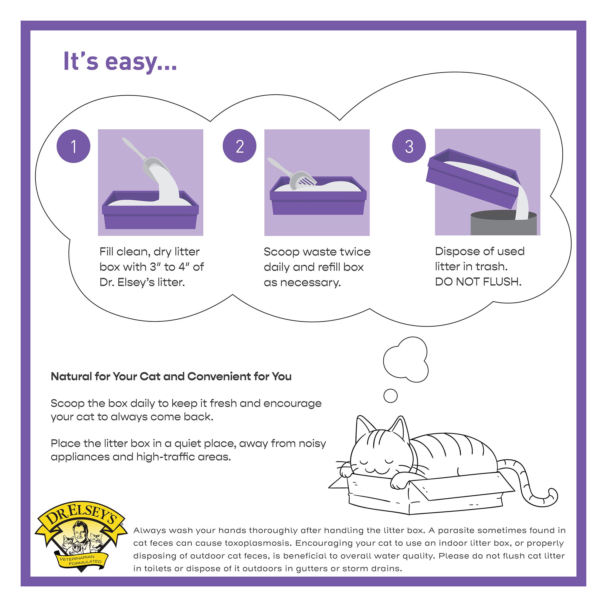 Dr. Elsey's Precious Cat Clean Tracks Clumping Multi-Cat Clay Cat Litter - Unscented, Low Tracking - thumbnail 7