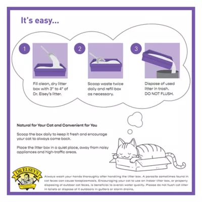 Dr. Elsey's Precious Cat Clean Tracks Clumping Multi-Cat Clay Cat Litter - Unscented, Low Tracking - Image 7