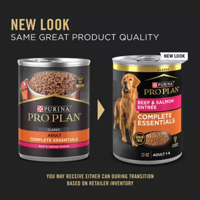 Product Purina Pro Plan Complete Essentials Adult Wet Dog Food - Grain Free, Beef & Salmon, 13 oz