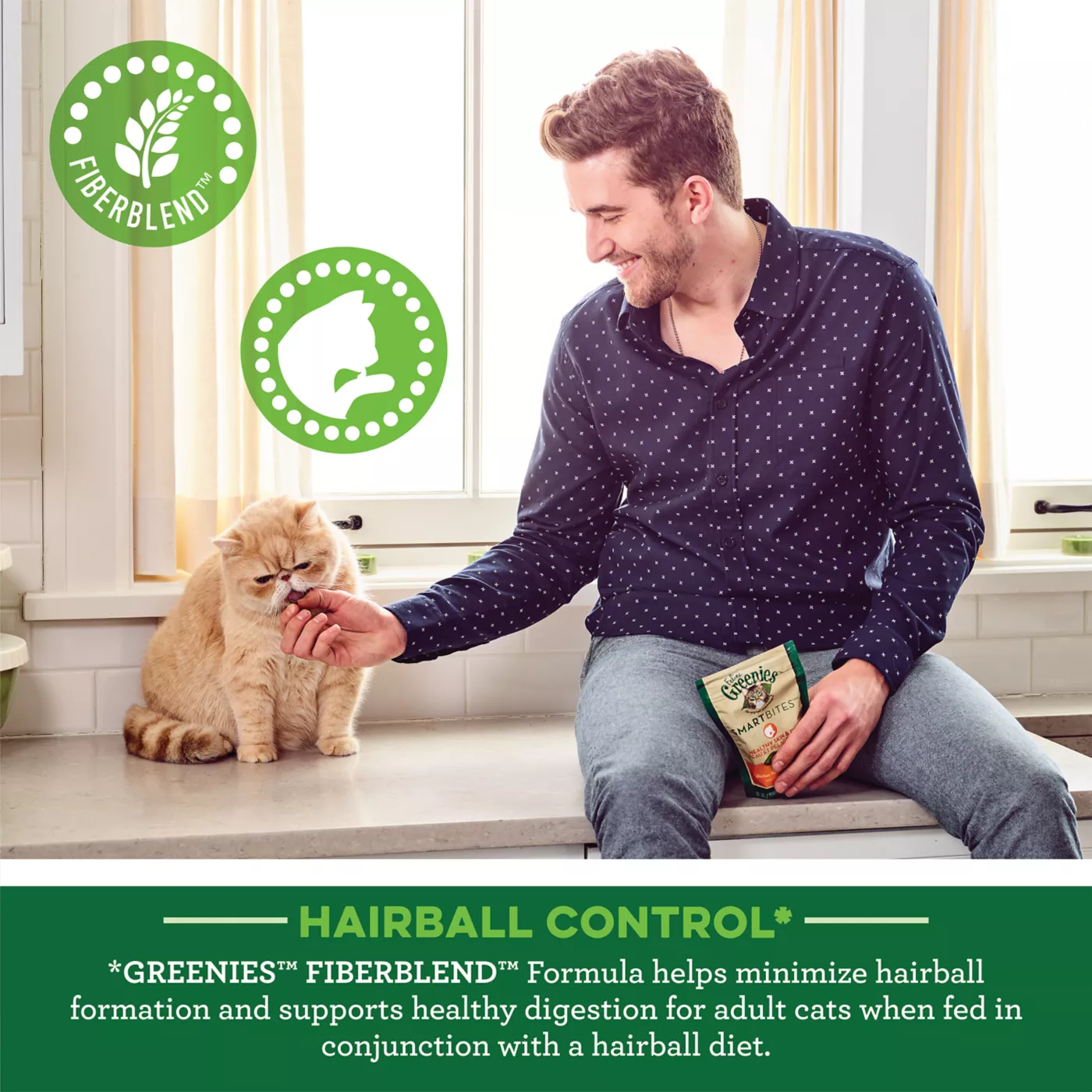 Greenies hairball shops control treats