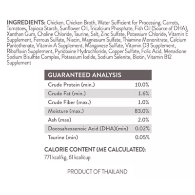 Product Simply Nourish® Original Kitten Cat Wet Food - 2.8 Oz, Natural, Stew, Grain Free