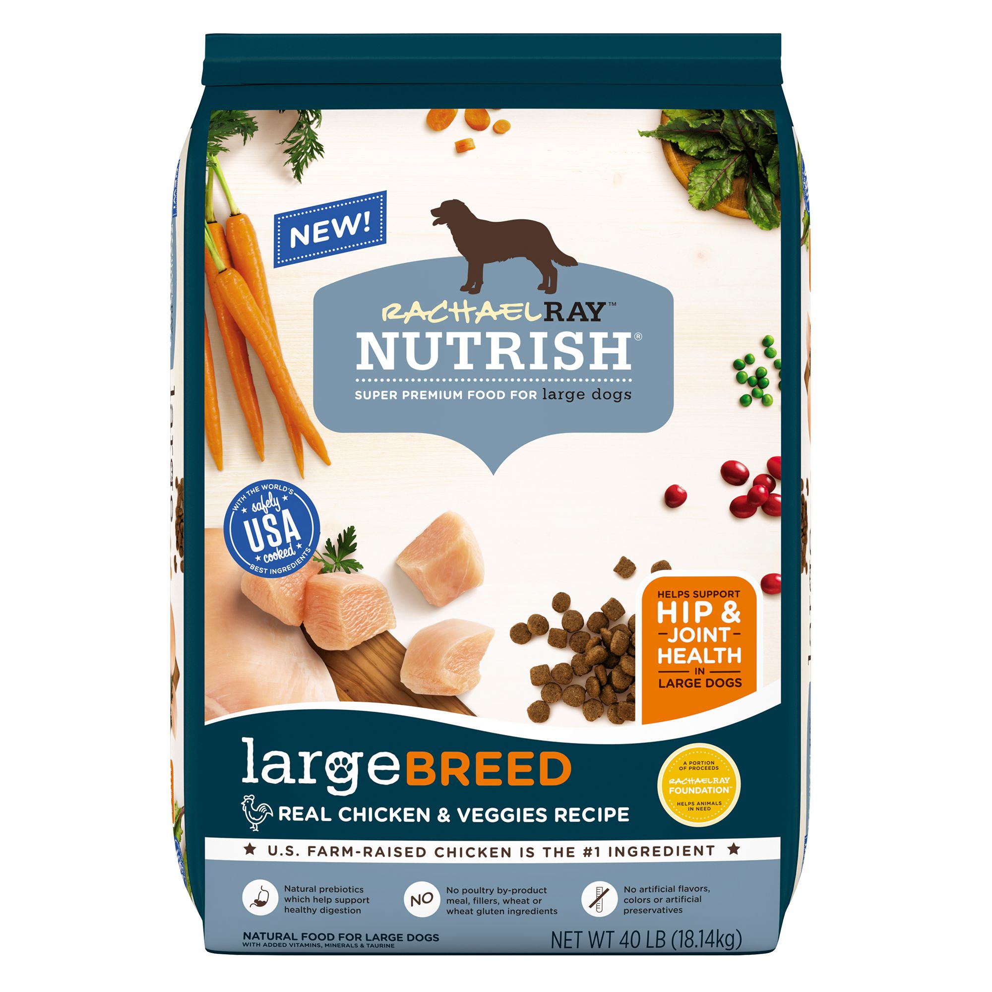 Rachael Ray Trade Nutrish Large Breed Dog Food Natural Chicken Veggie Dog Dry Food Petsmart