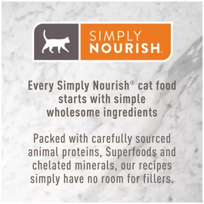 Product Simply Nourish® Original Hairball Control Indoor Cat Dry Food - Salmon, Natural, With-Grain