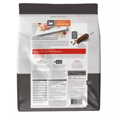 Product Simply Nourish® Original Hairball Control Indoor Cat Dry Food - Salmon, Natural, With-Grain