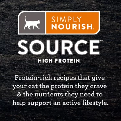 Product Simply Nourish® Source Indoor Cat Dry Food - Chicken, Natural, High-Protein, Grain Free