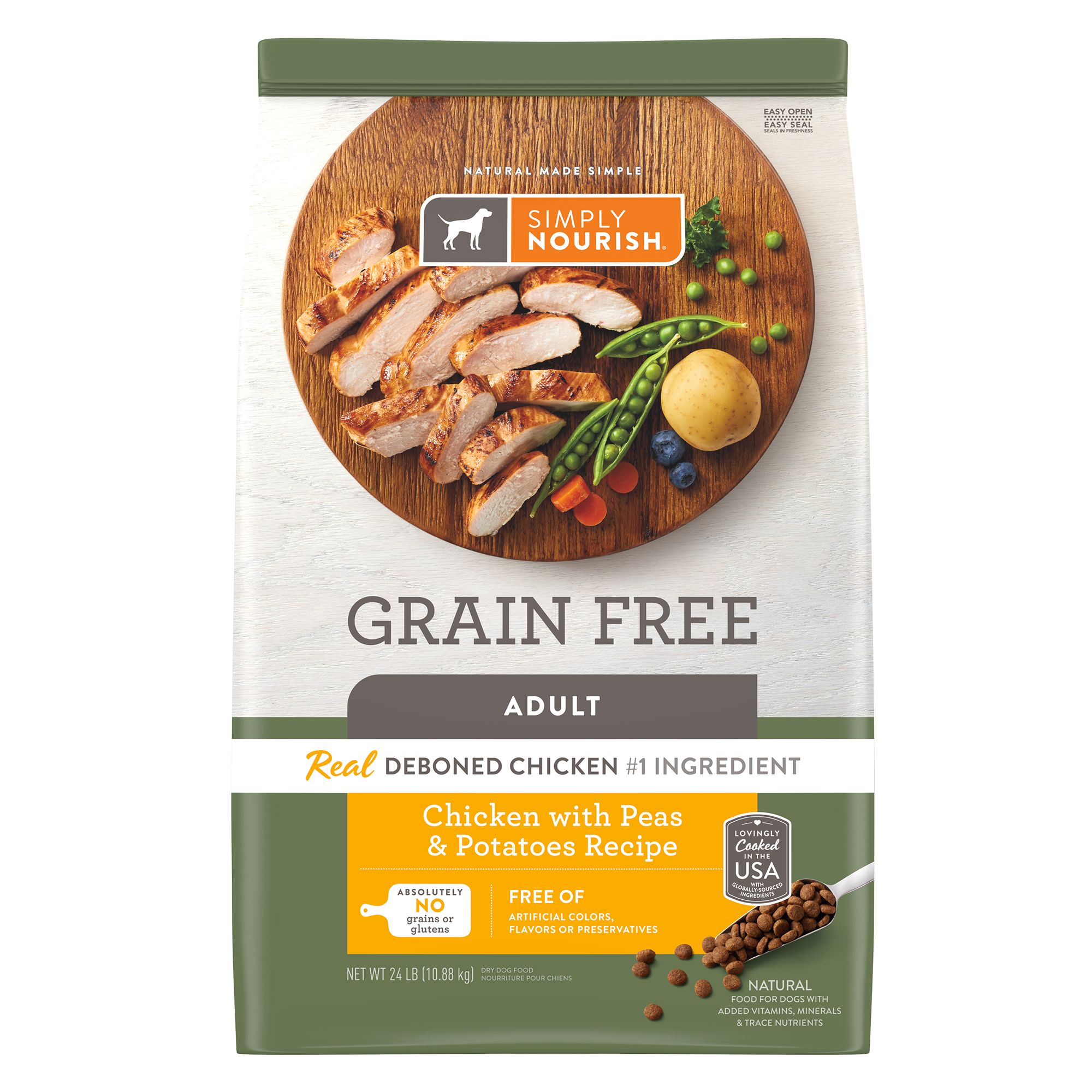 Grain and pea free dog clearance food